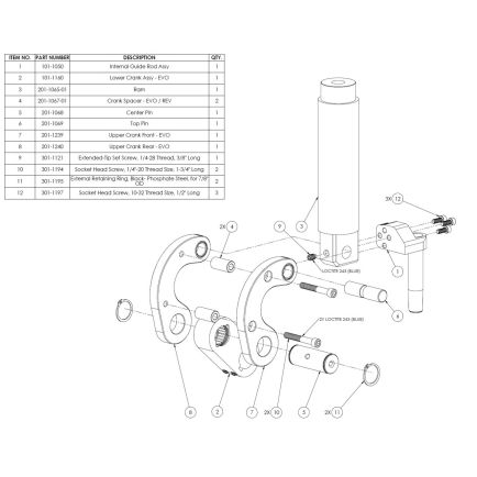 Crank Assembly - Evolution